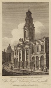 La Bourse Royale dans la ville de Londres - English School