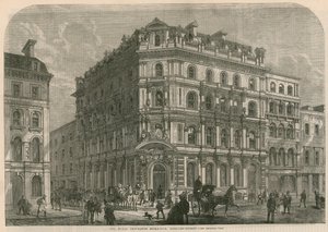 Les bâtiments de la Royal Insurance, Lombard Street, Londres - English School