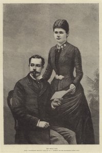 Le couple royal (gravure) - English School