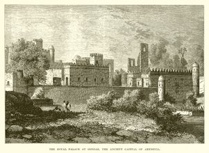 Le palais royal à Gondar, l