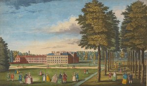 Le palais royal de Kensington, publié par John Bowles, vers 1750 - English School
