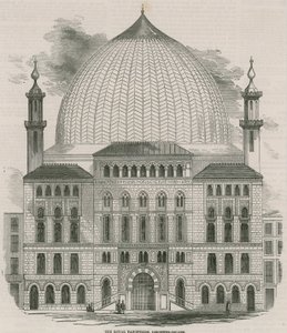Le Royal Panopticon des sciences et des arts, Leicester Square, Londres - English School