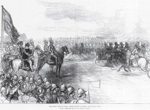 La visite royale en Inde : Grande revue à Delhi, le galop - English School