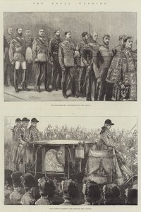 Le mariage royal (gravure) - English School