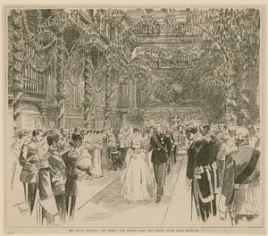 Le mariage royal, 23 juillet 1896 - English School