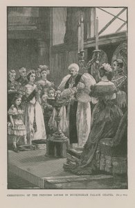 Le baptême royal au palais de Buckingham - English School