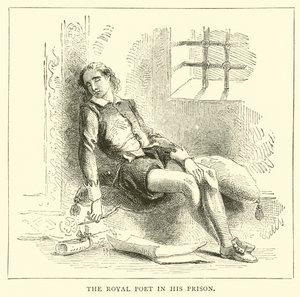 Le poète royal dans sa prison - English School