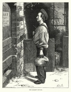 Le retour du marin (gravure) - English School