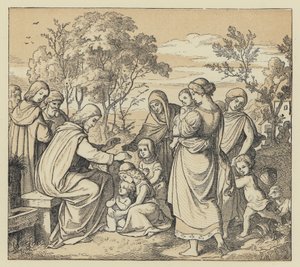 Le Sauveur bénissant les petits enfants - English School