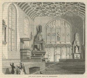 La Chapelle du Savoy depuis sa restauration - English School