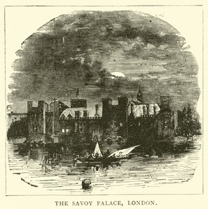 Le palais de Savoy, Londres - English School