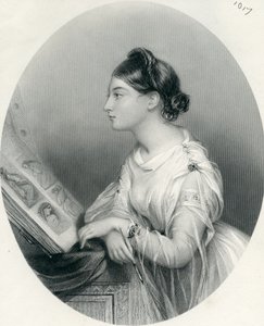 La Sculptrice (gravure) - English School