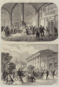 La saison à Baden-Baden (gravure) - English School