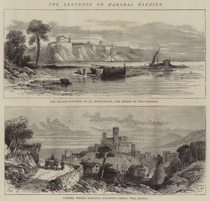 La sentence sur le maréchal Bazaine (gravure) - English School