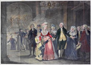 La Séparation de Louis XVI de sa famille - English School