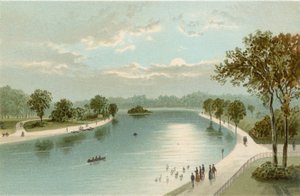 La Serpentine, depuis le pont - English School