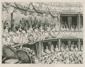 Le Shah de Perse en Angleterre ; La visite d