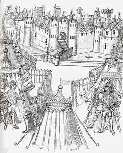 Le Siège de Rouen, France en 1418, de 