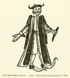 Le fantôme de Smithfield, de Mercurius Democritus - English School