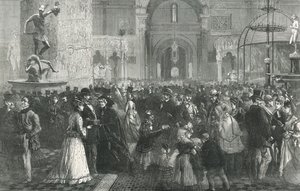 Le musée de South Kensington le lundi de Pentecôte - English School