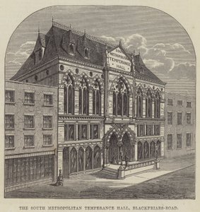 La salle de tempérance sud-métropolitaine, Blackfriars-Road - English School