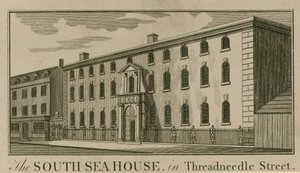 La South Sea House à Threadneedle Street, Londres - English School