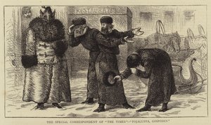 Le correspondant spécial du "The Times", "Pojalusta, Gospodin" (gravure) - English School