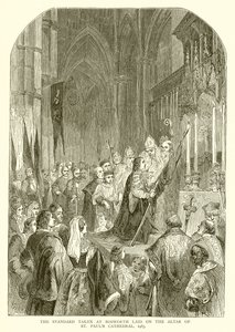 Le standard pris à Bosworth déposé sur l