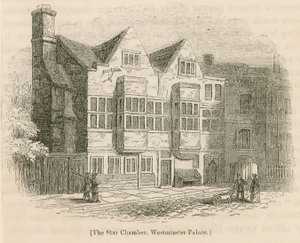 La Chambre Étoilée, palais de Westminster, Londres - English School