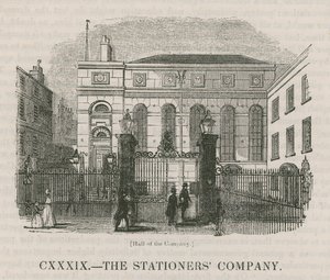 La Stationers Company : Salle de la compagnie