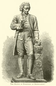 La statue de Priestley à Birmingham - English School