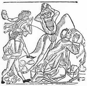 La lapidation de Saint Étienne - English School