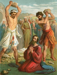 La lapidation de Saint Étienne - English School