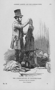 Le vendeur de vaisselle (gravure) - English School
