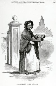 Le vendeur de peignes de rue, vers 1840 - English School