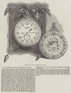 La montre du sultan Abdul Medschid (gravure) - English School