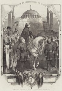 Le sultan se rendant à la mosquée, à Constantinople - English School