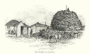 Le Sommet de Snowdon (gravure) - English School