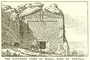 Le supposé tombeau de Midas, roi de Phrygie - English School