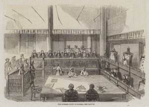 La Cour suprême de Madras (gravure) - English School