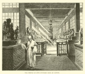 Le Temple des Cinq Cents Dieux à Canton - English School