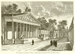 Le Temple du Soleil à Rome (Restauration par Gerhard, École des Beaux-Arts) - English School