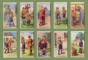 Les dix lois des scouts, 1923 - English School