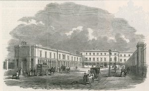 Le terminus du nouveau South-Eastern Railway à London Bridge - English School