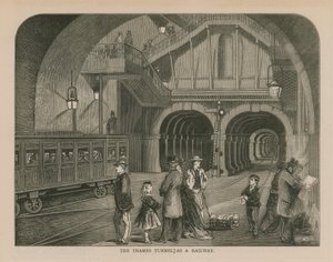 Le tunnel de la Tamise en tant que chemin de fer - English School