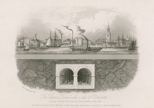 Le tunnel de la Tamise avec vue sur Rotherhithe