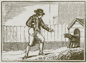 Le voleur et le chien (gravure) - English School