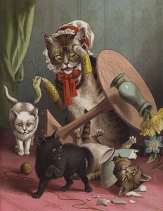 Les trois petits chatons - English School