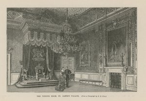 La salle du trône au palais de St James - English School