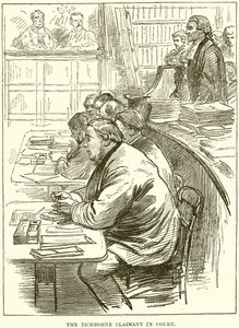 Le demandeur Tichborne au tribunal - English School